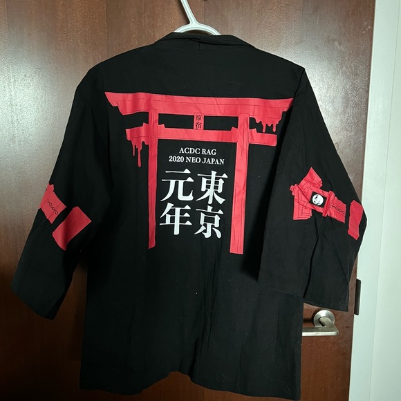 NWT 2020 Limited Release ACDC RAG Haori/Kimono Jacket - Picture 4 of 7